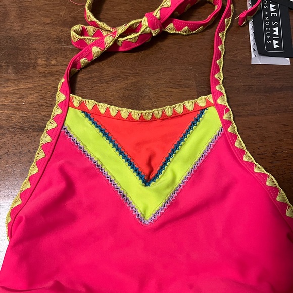 Same Swim Los Angeles Pink Bikini Top and Bottom - new with tags - Picture 7 of 10